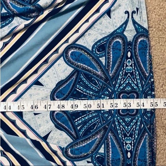 Elle Sleeveless Paisley Maxi Dress Size 2 - Picture 13 of 16